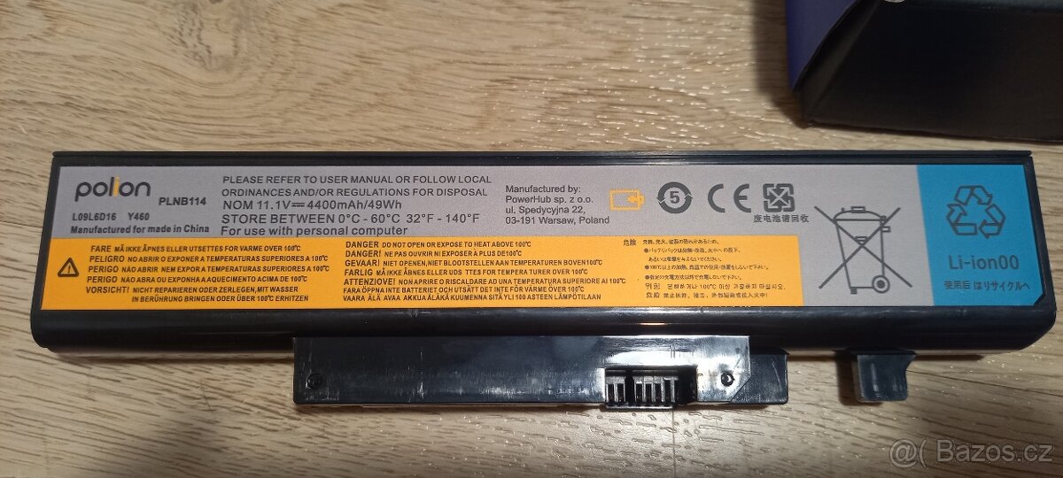 Notebooková baterie Polion pro IdeaPady řady Y - 4
