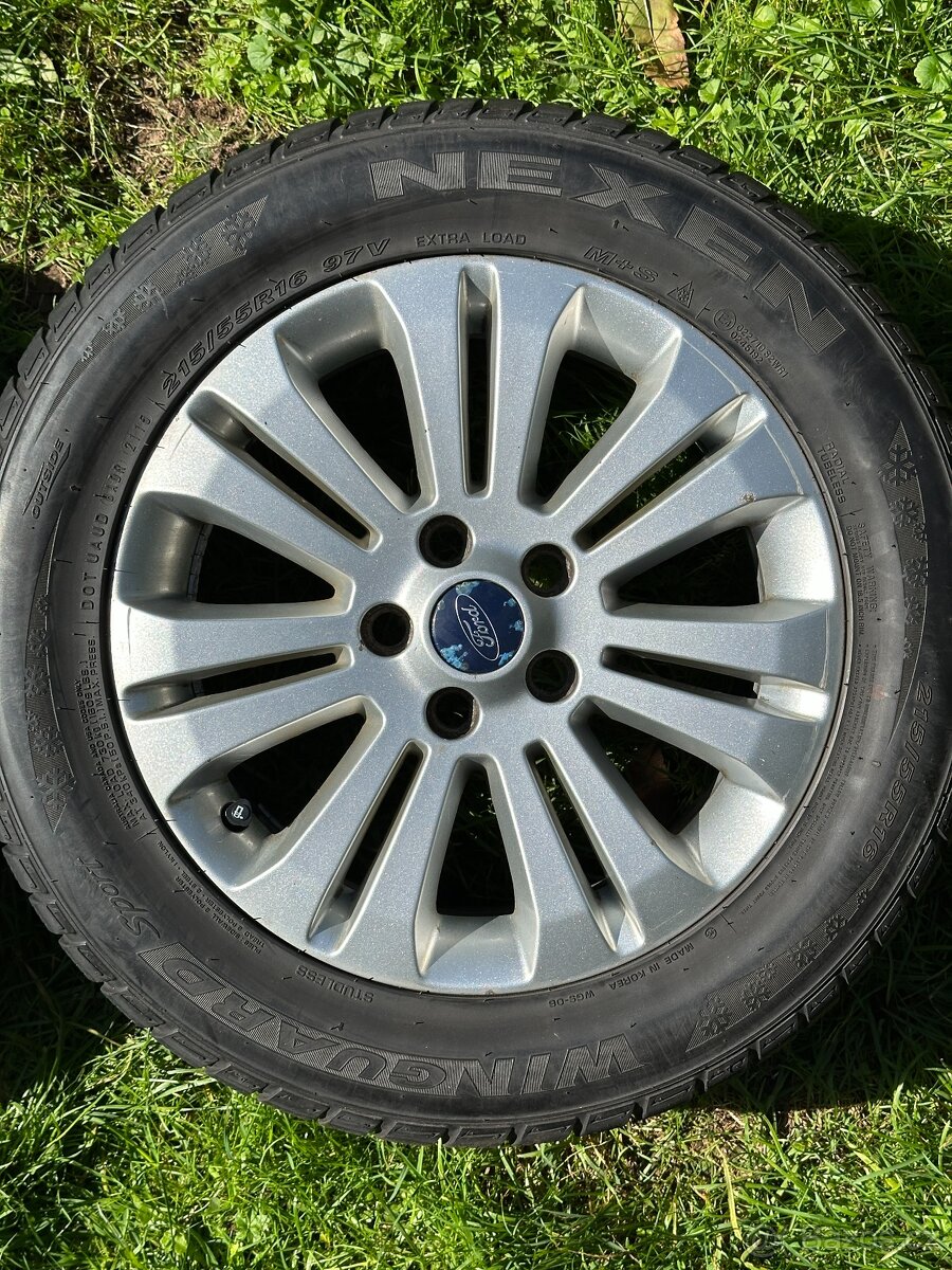 16 originál 5x108 FORD Focus C-Max Mondeo ☀️ 215/55 R16 - 4