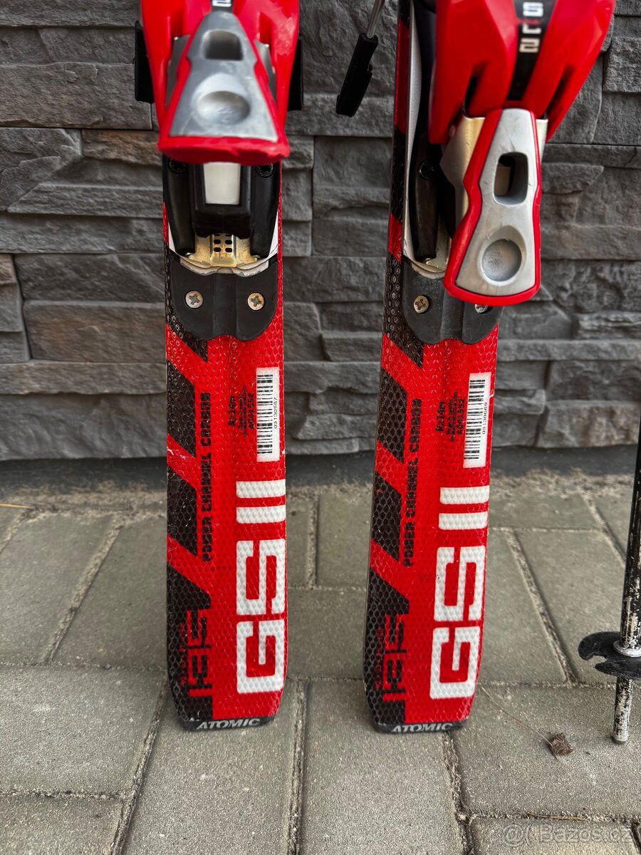 Sjezdové lyže Atomic GS II 135 cm + hole Scott 115 cm - 4