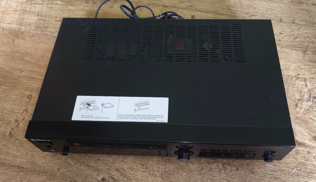 Minidisk Minidisc Sony MDS-302(1995),Japan ,čti popis - 4