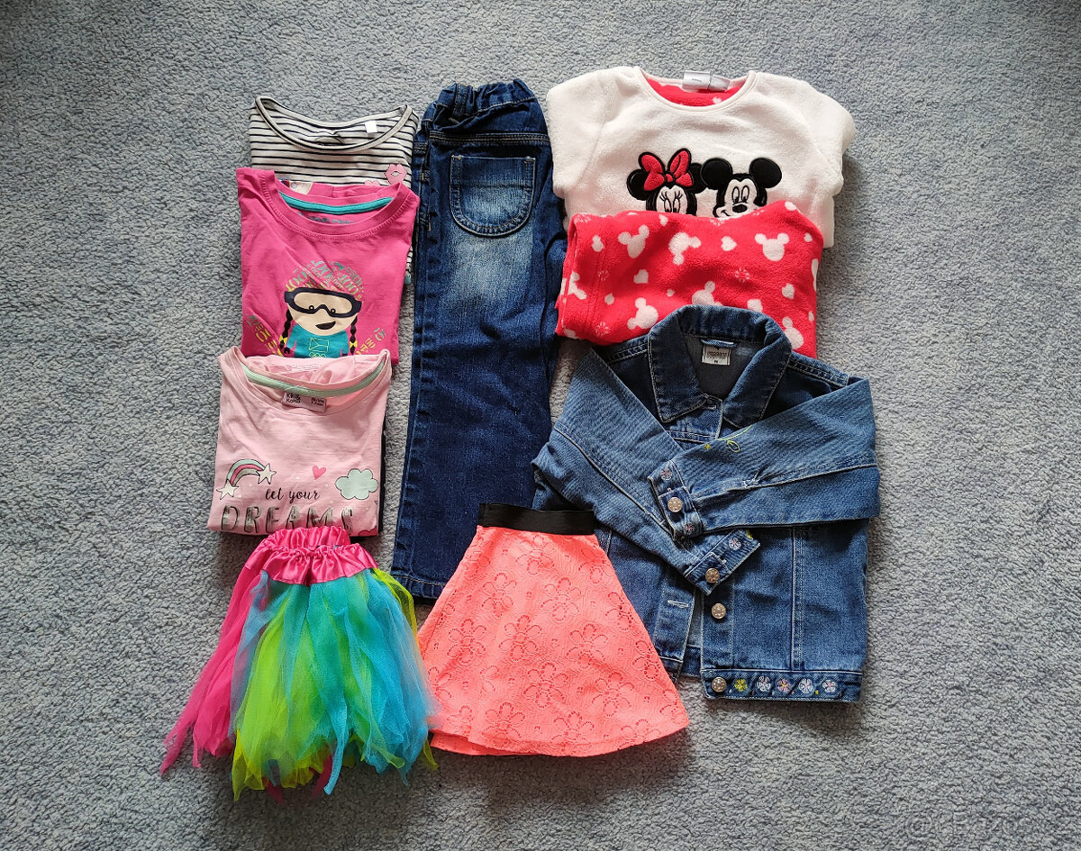 oblečení na holčičku - velikost 98/104 - 11 kusů - 4