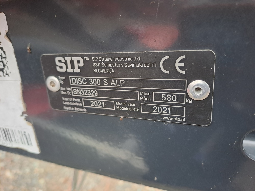 žací stroj SIP DISC 300 ALP - 4