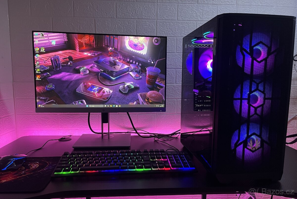 Herní PC|Monitor| + Kompletní Příslušenství-Záruka - 4