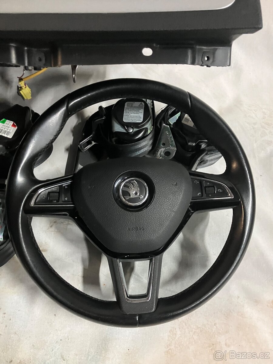 Škoda Superb 2 airbagová sada 2015 - 4