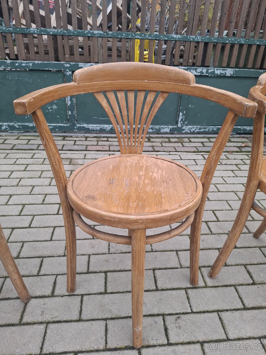 4 x židle thonet - 4