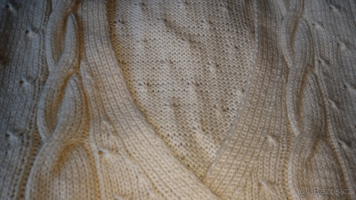 Vesta pletená dámská (retro) - LEVNĚ - 4