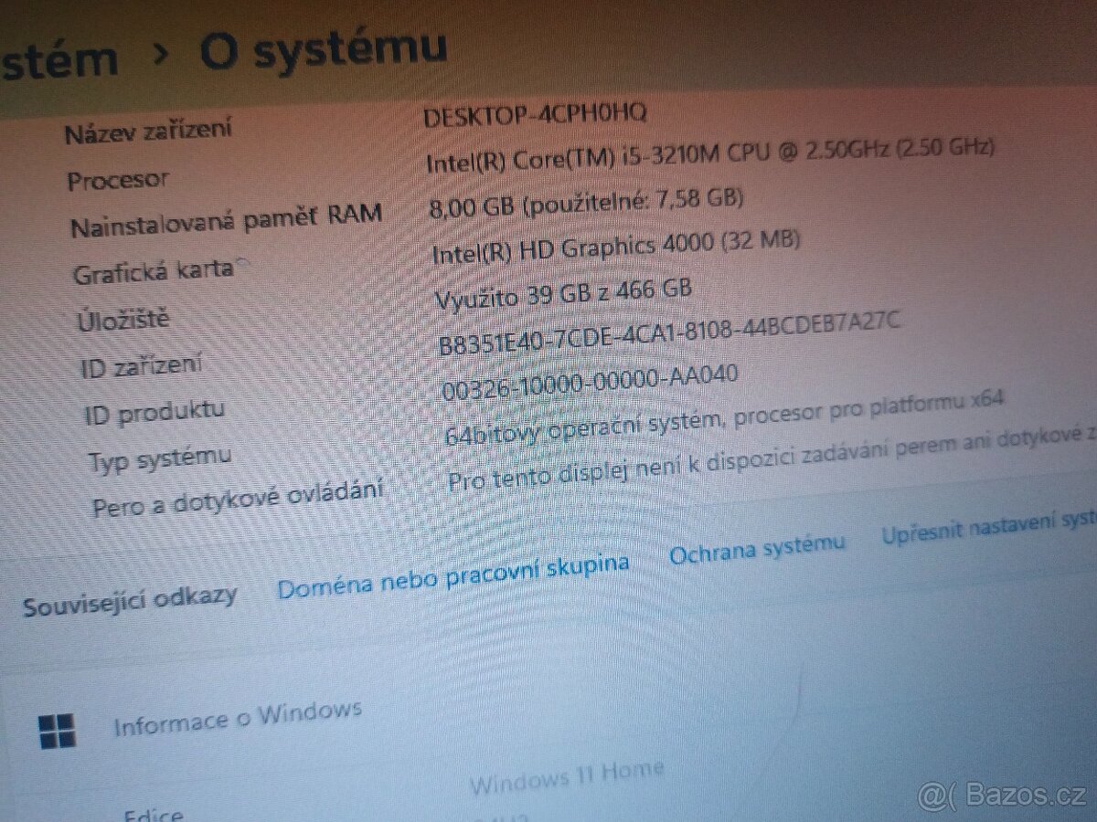 Lenovo 8gb RAM/512gb SSD/i5 - 4