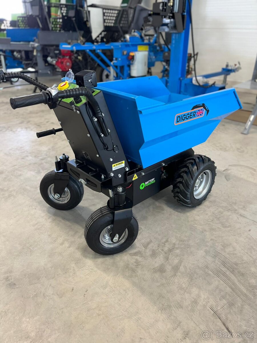dumper, minidumper, elektrické kolečko, vyvážeč - 4