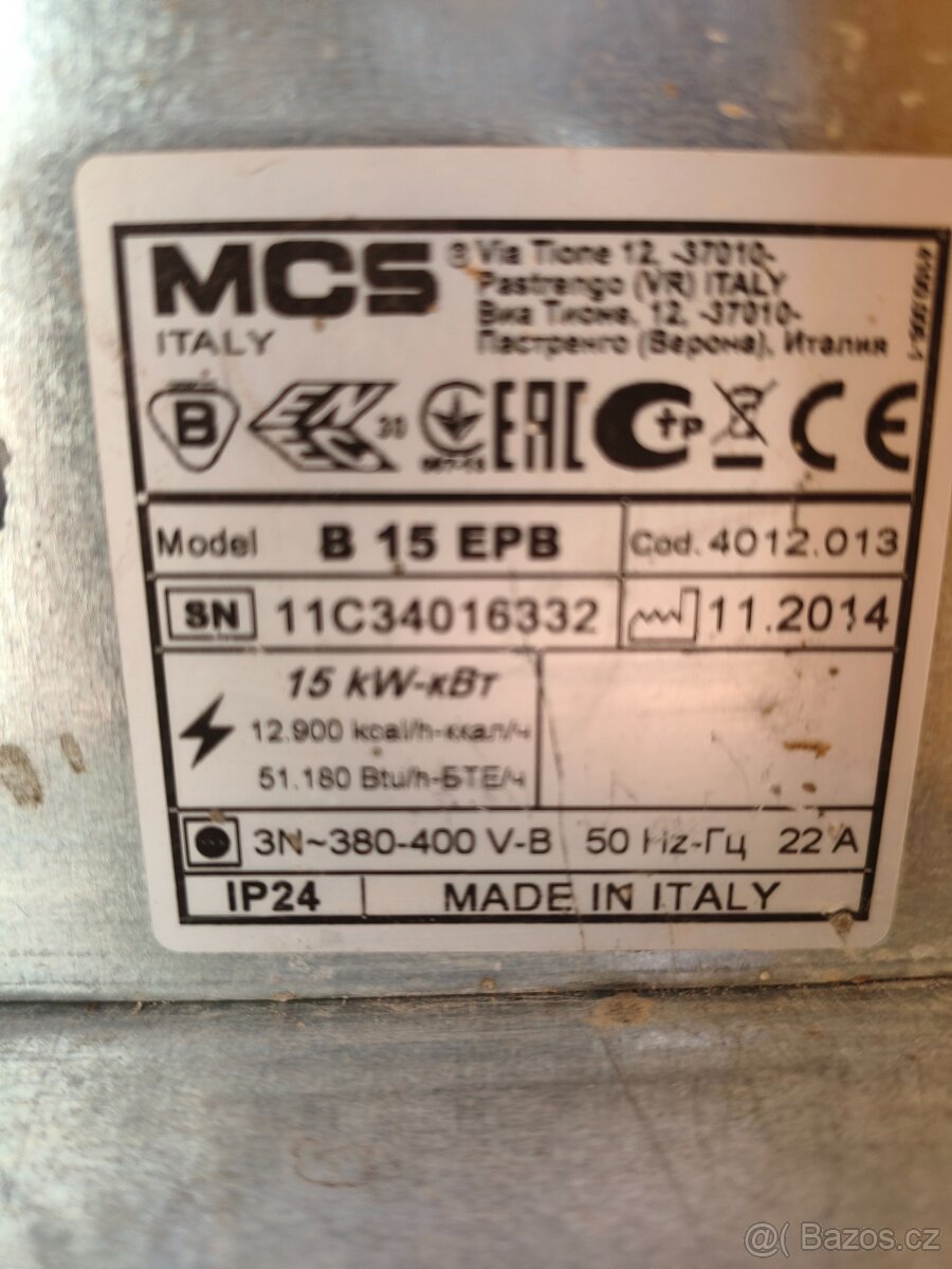 Topidlo Master B 15 EPB - 4