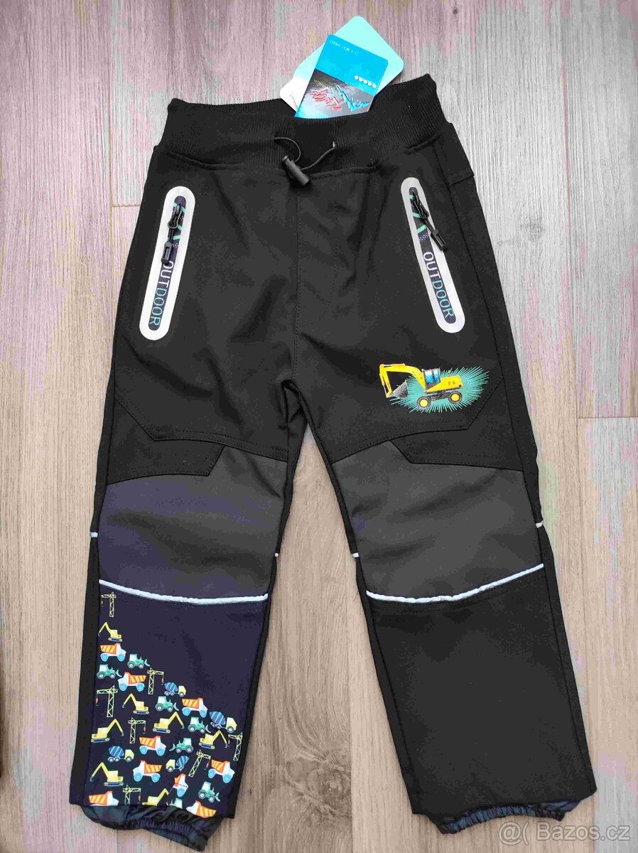 Jarní softshellové kalhoty Kugo nové - 4