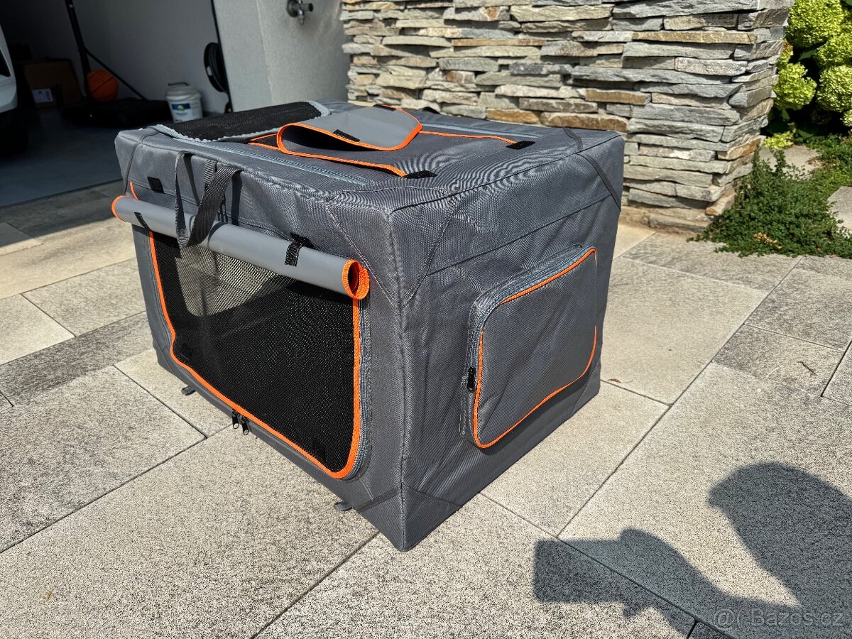 Textilní přepravní box pro psa - velký - 4