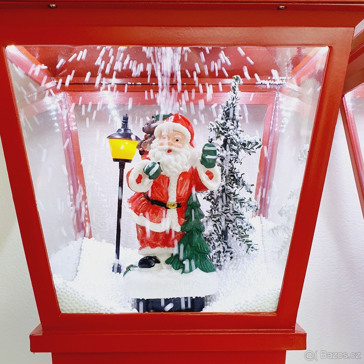 🎄 Vánoční svítící lampa se sněžením – 180 cm - 4