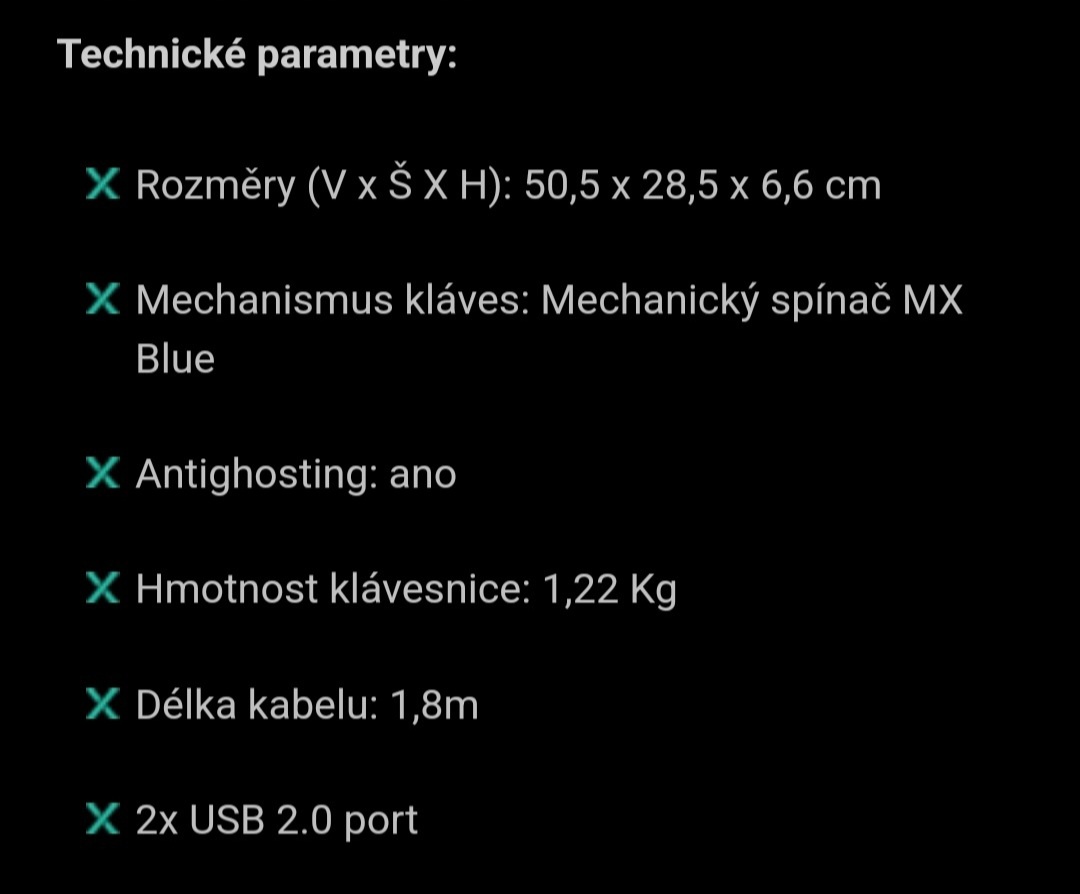 Herní klávesnice X-gamer - 4