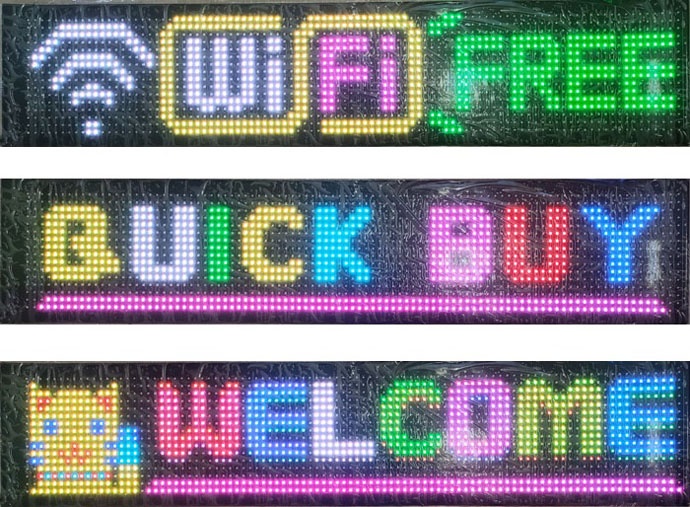 Barevná světelná LED reklama poutač pás flexibilní i do auta - 4