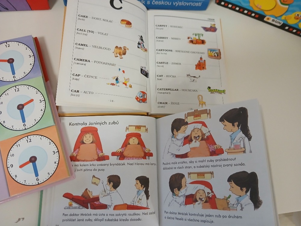 Knihy naučné + Anglicko - český obrázkový slovník - 4