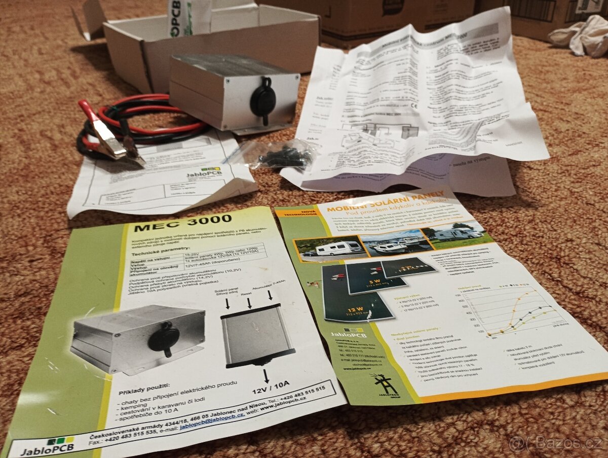 Mobilní napájeci centrum,dobíjení PB akumulátorů z solárního - 4