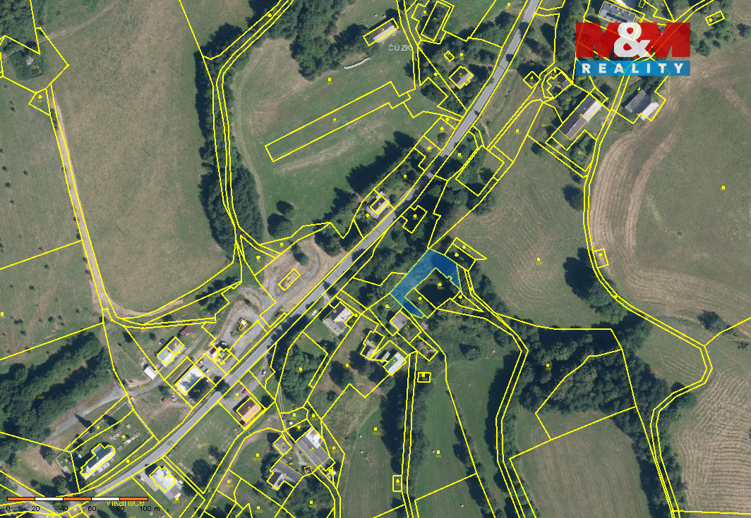 Prodej pozemku k bydlení, 1968 m², Vikantice - 4