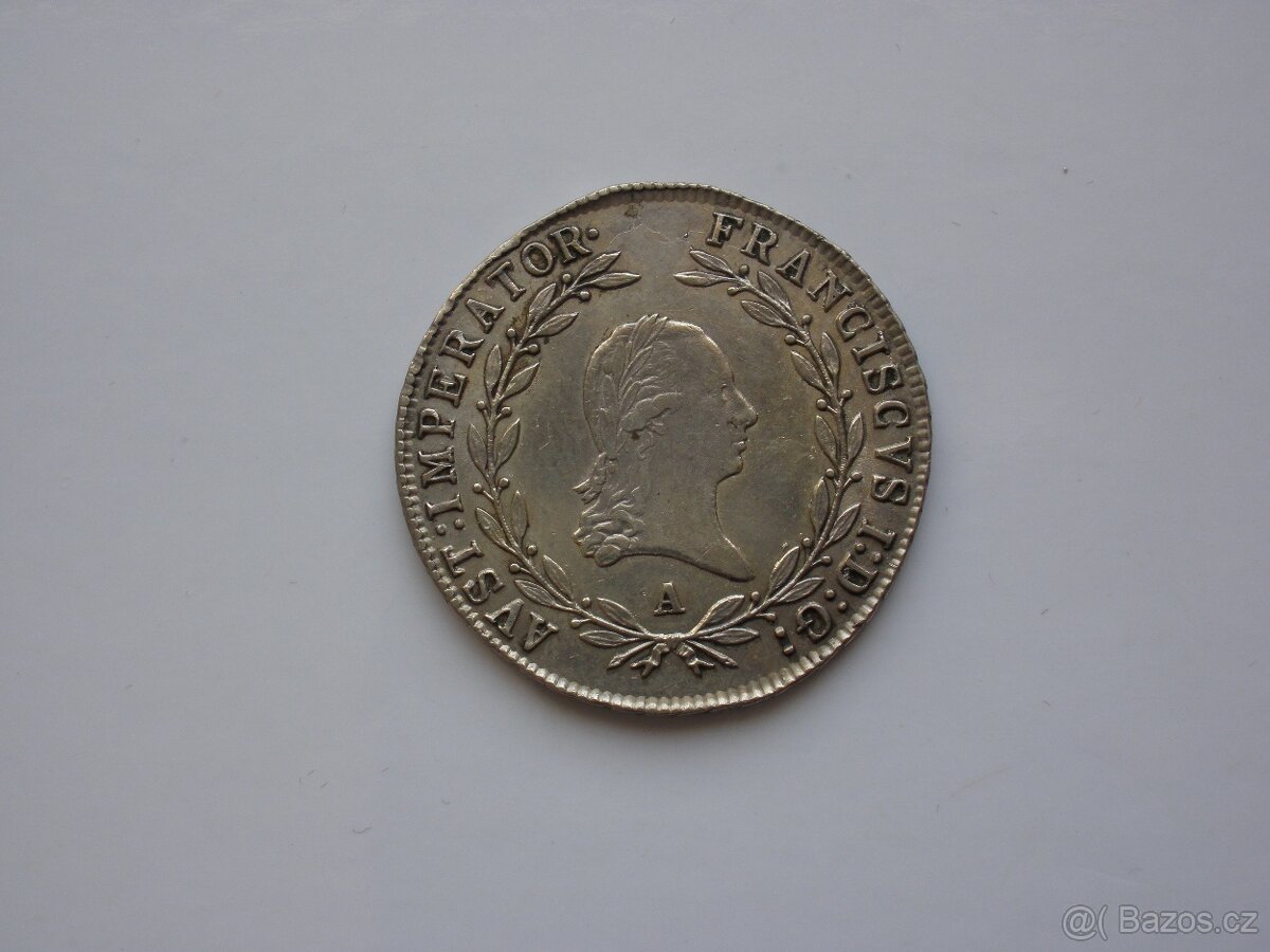 Stříbrný 20 Krejcar 1814 - 4