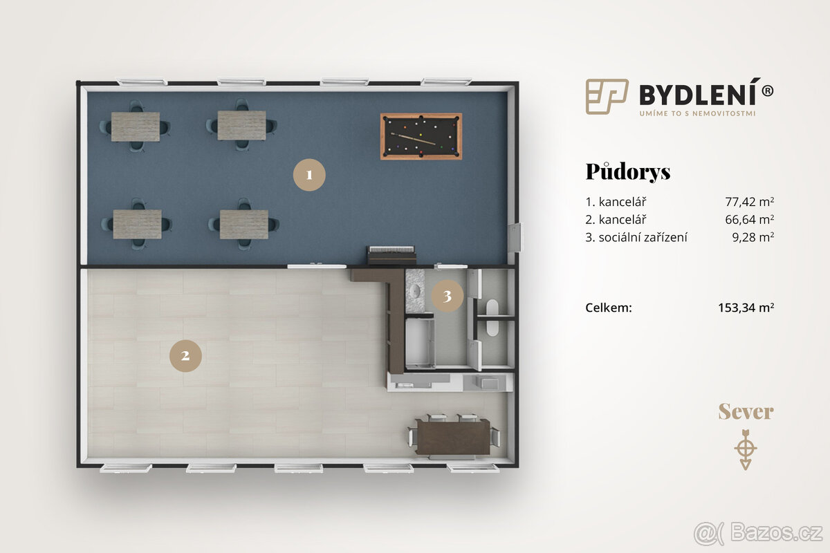 Pronájem komerčního prostoru 153 m², Teplice – Modlanská uli - 4
