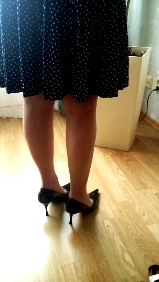 Nové černé špičaté lodičky - aligátor, vel. 38 - 4