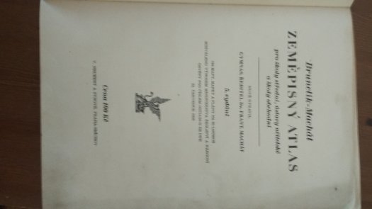 Zeměpisný atlas 1930 - 4