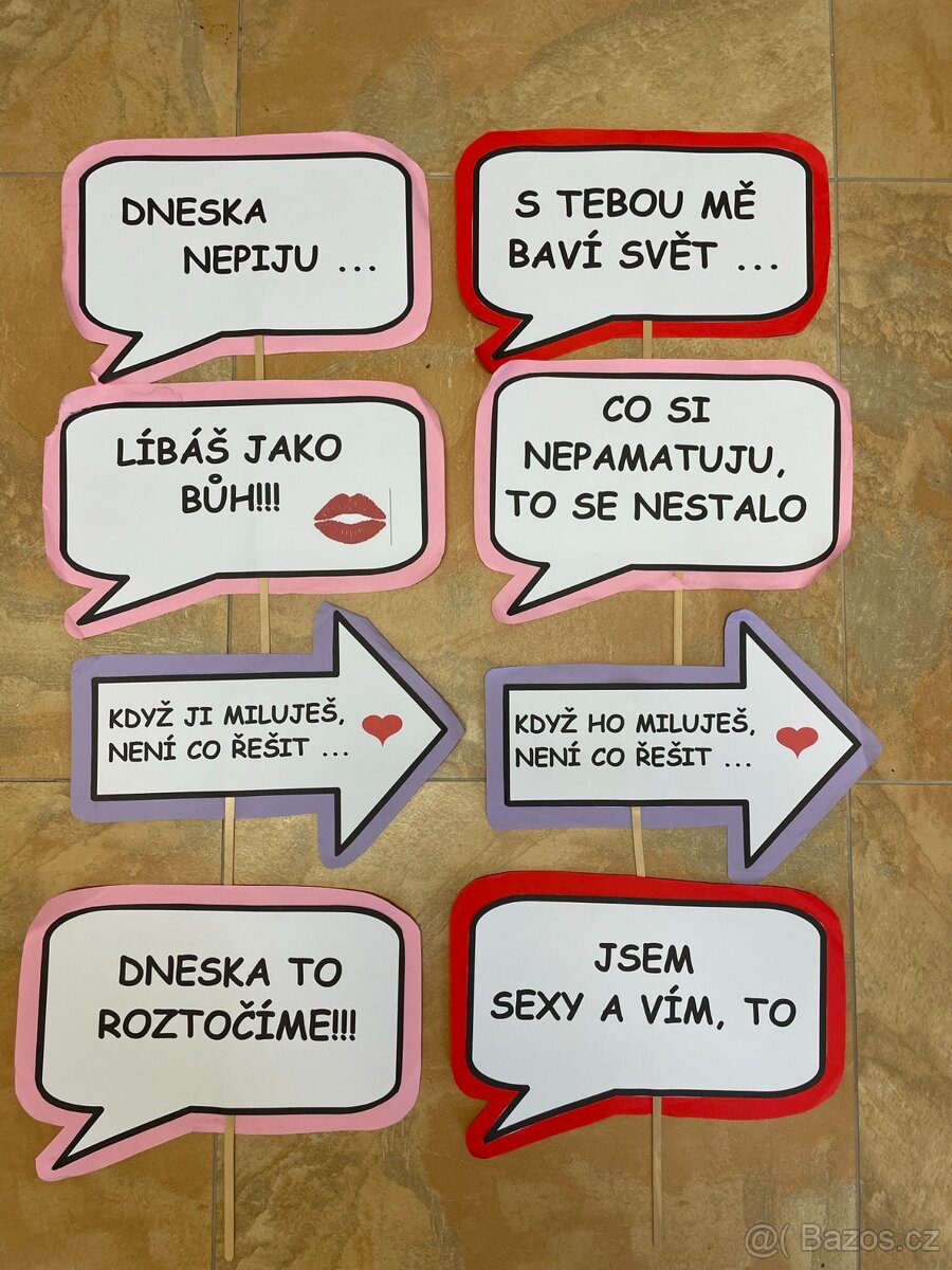 Cedulky do fotokoutku - 4