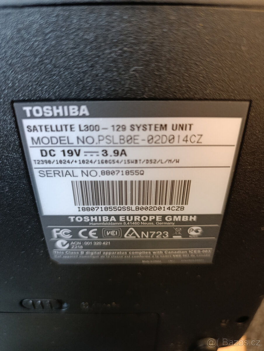 NB Toshiba Satelitte L300 - 4