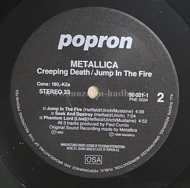 Metallica Creeping Death Jump In The Fire - 4