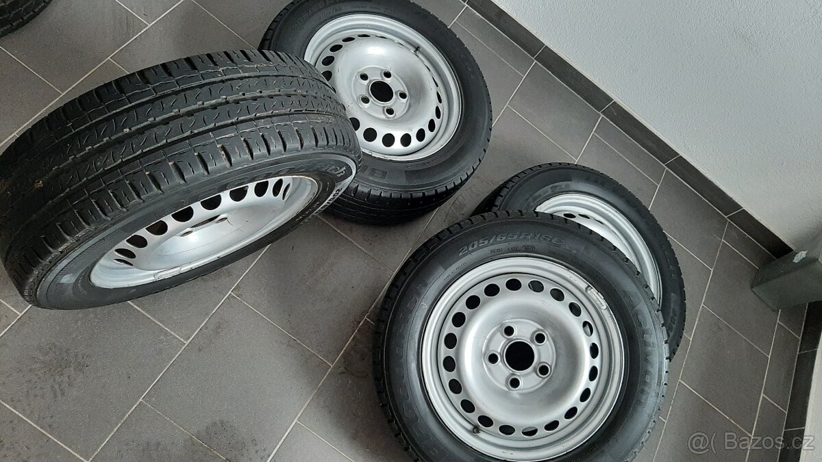 Disky-Pneumatiky letní 6/5Jx16 ET-51 VW-T-5 T-6 - 4