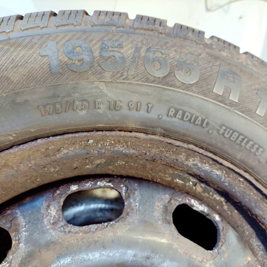 15" plechová kola – 5x100 – 6J x 15" ET38 - 4