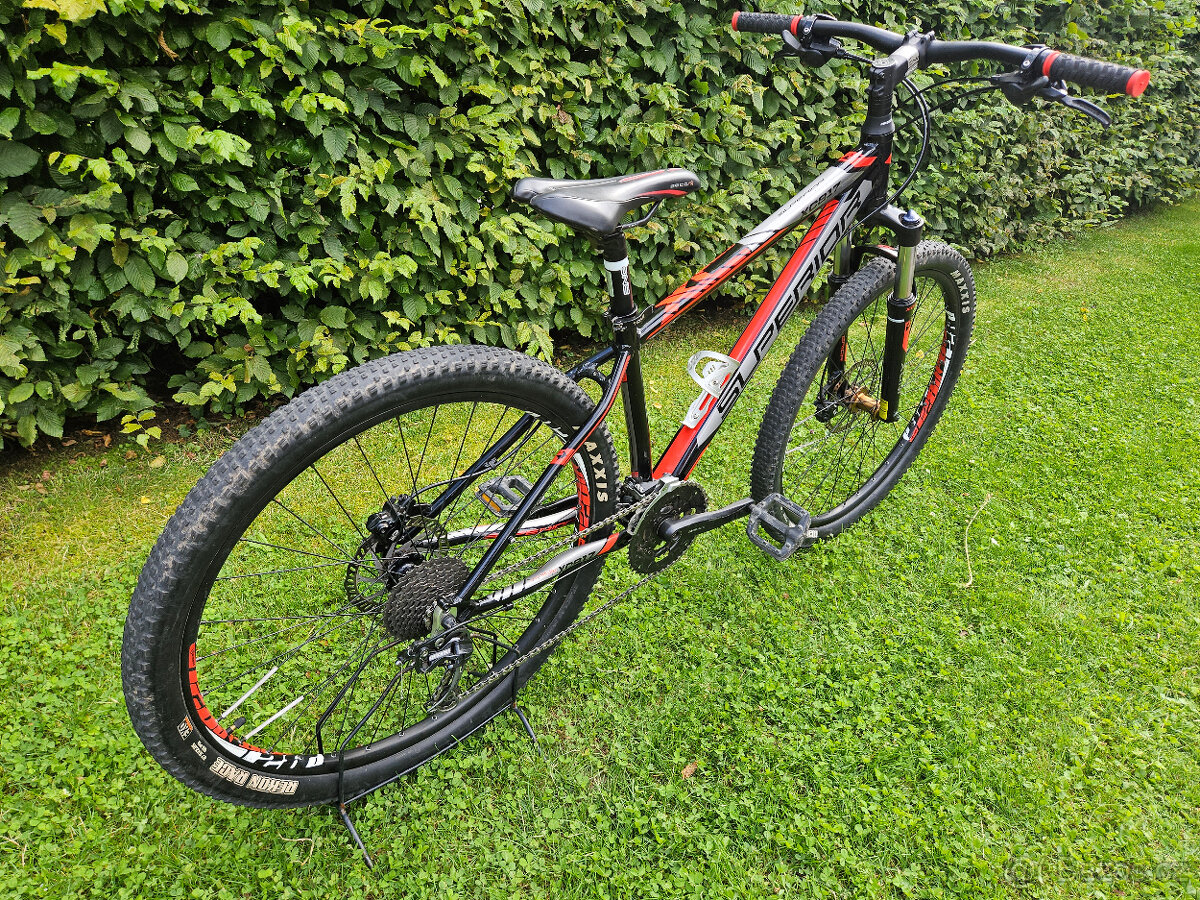 27,5" horské hliníkové kolo SUPERIOR, rám 16", DEORE - 4