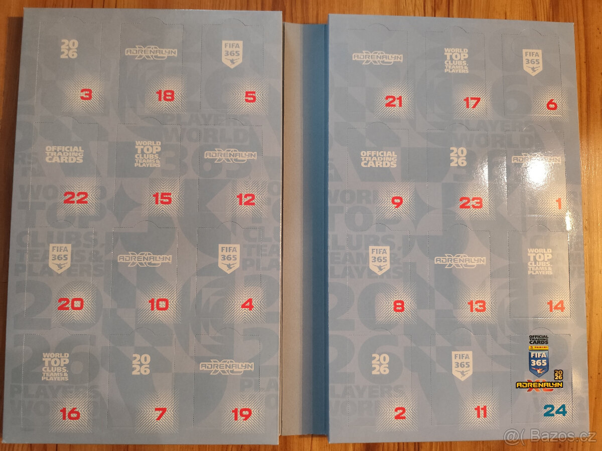 Fotbalové kartičky FIFA 365 2026 - adventní kalendář - 4