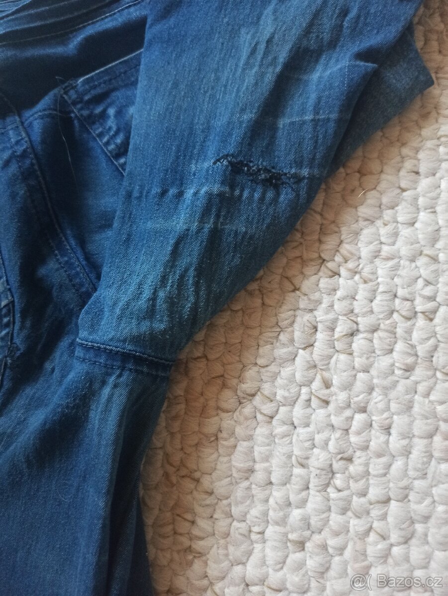 Prodám džínové rajtky HKM Pro Team vel. 176 - 4