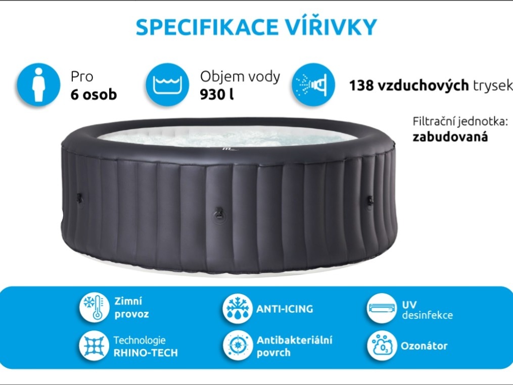 Vířivka NOVÁ MSpa RIMBA U-RB061 - 4