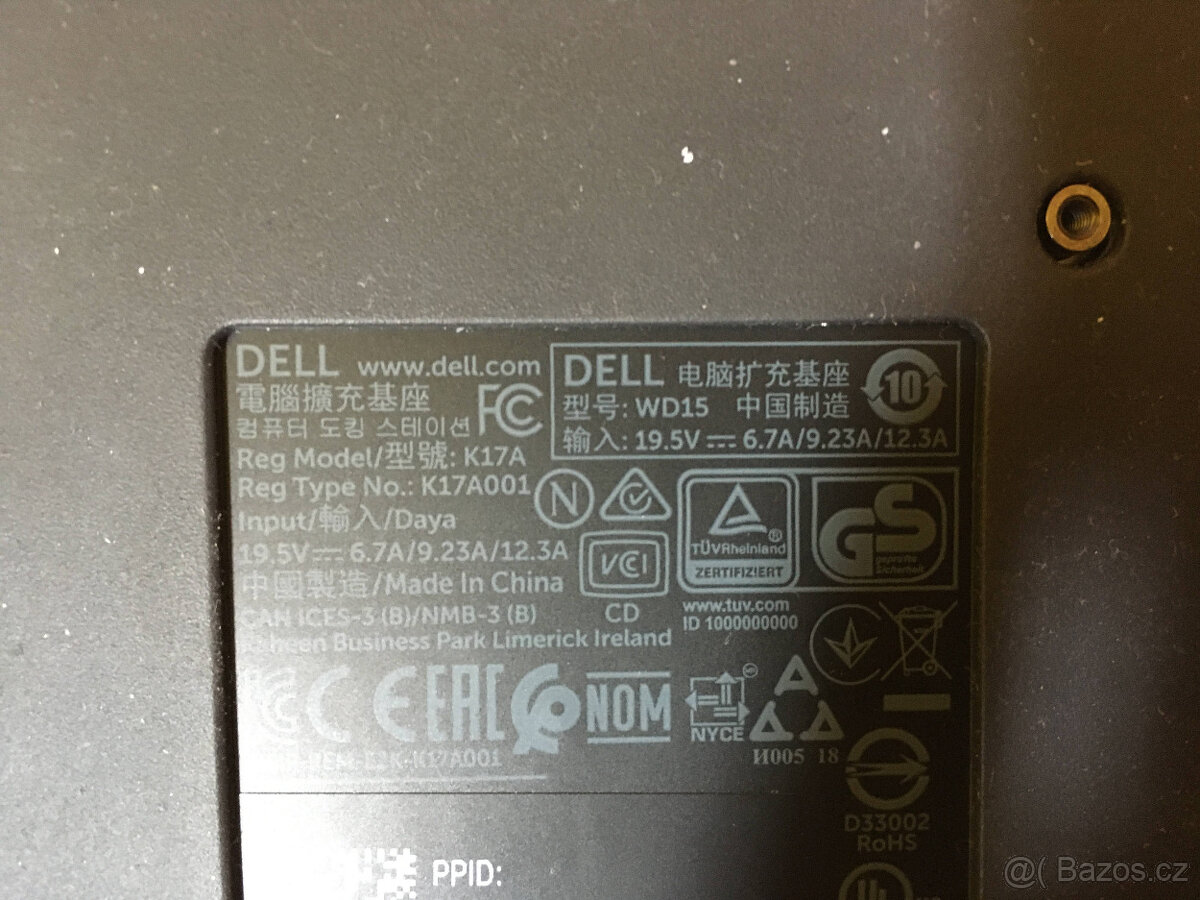 Dokovací stanice Dell WD15 (K17A001) s USB-C - 4