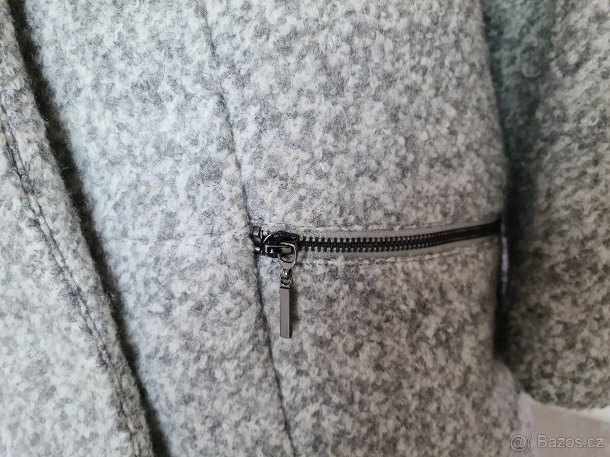 Vlněný kabát C&A vel. 36/38 - 4