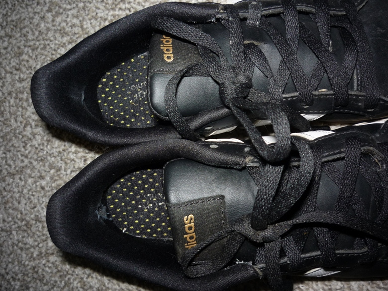 Černé tenisky zn. Adidas vel 37 1/3,stélka 23cm - 4