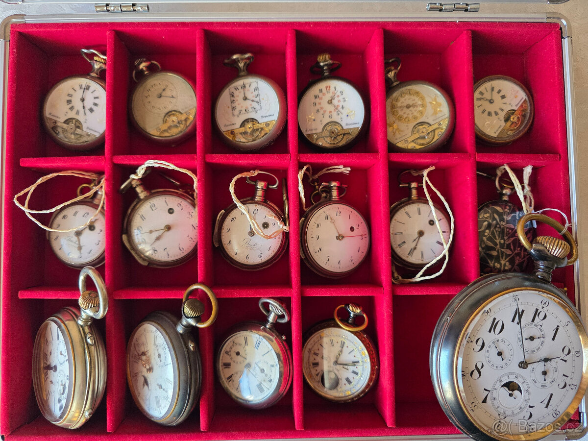 Staré kapesní hodinky. - 4