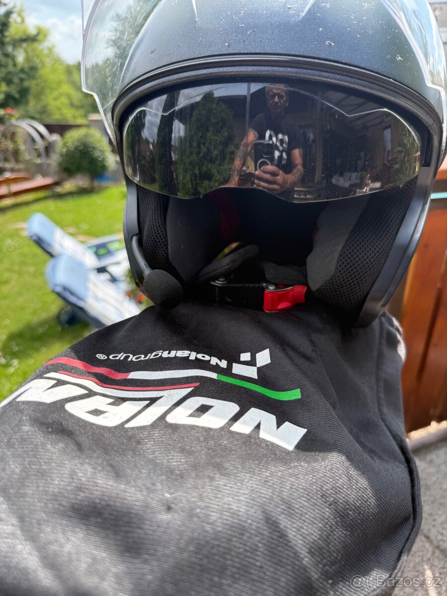 Prodám helmu na moto NOLAN + rukavice na moto - 4