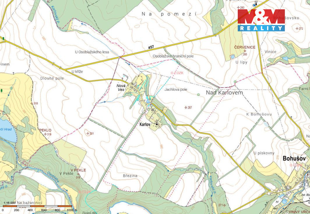 Prodej zahrady, 759 m², Bohušov - 4