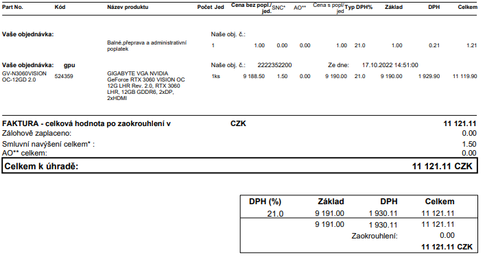 GeForce RTX™ 3060 VISION OC 12G (Rev. 2.0) - 4
