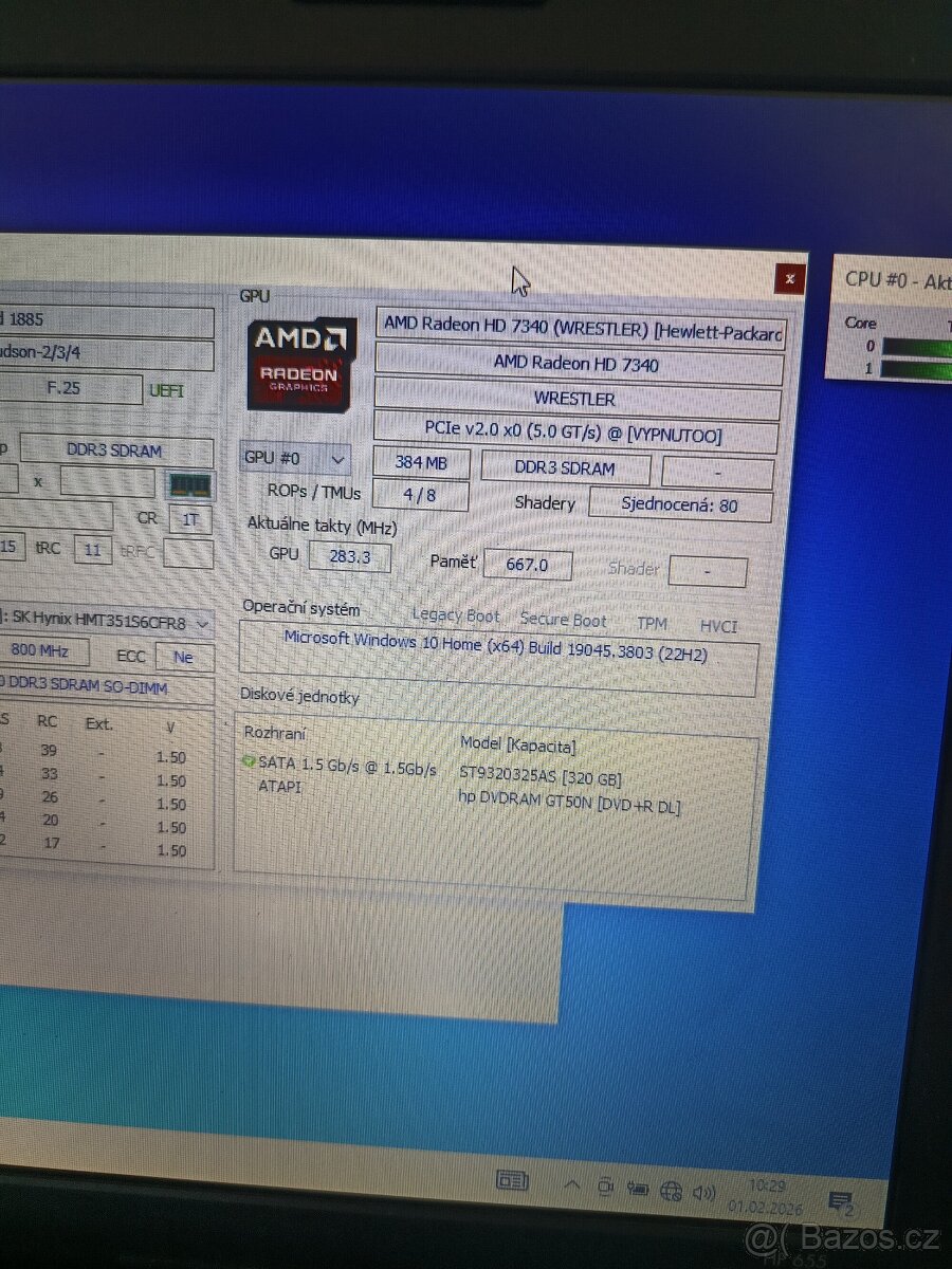 HP 655 – AMD E2-1800 / 4 GB RAM / 320 GB HDD – funkční - 4