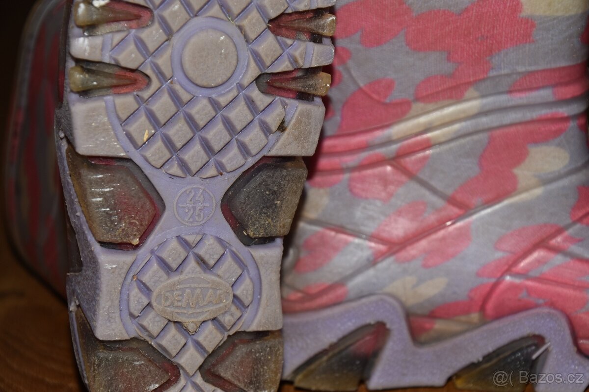 Dětské dívčí holinky v.24/25 - 4