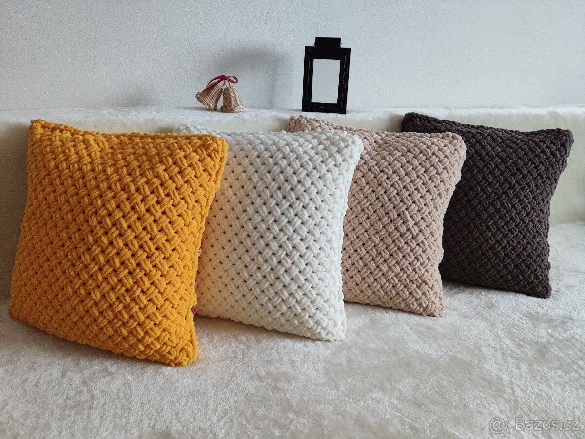 Prodám pletený polštář - 4
