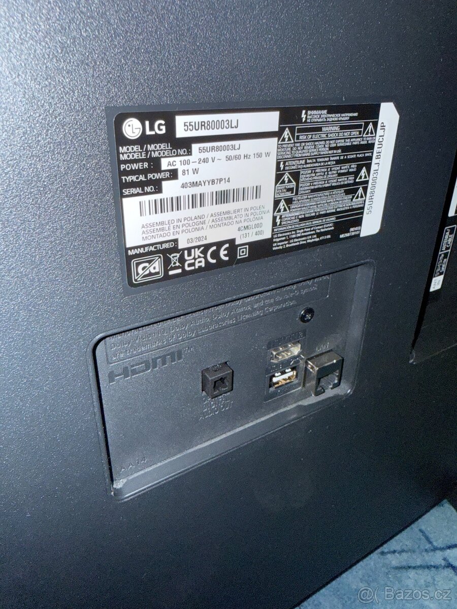 Smart Led TV 55" LG 55UR80003 - 4