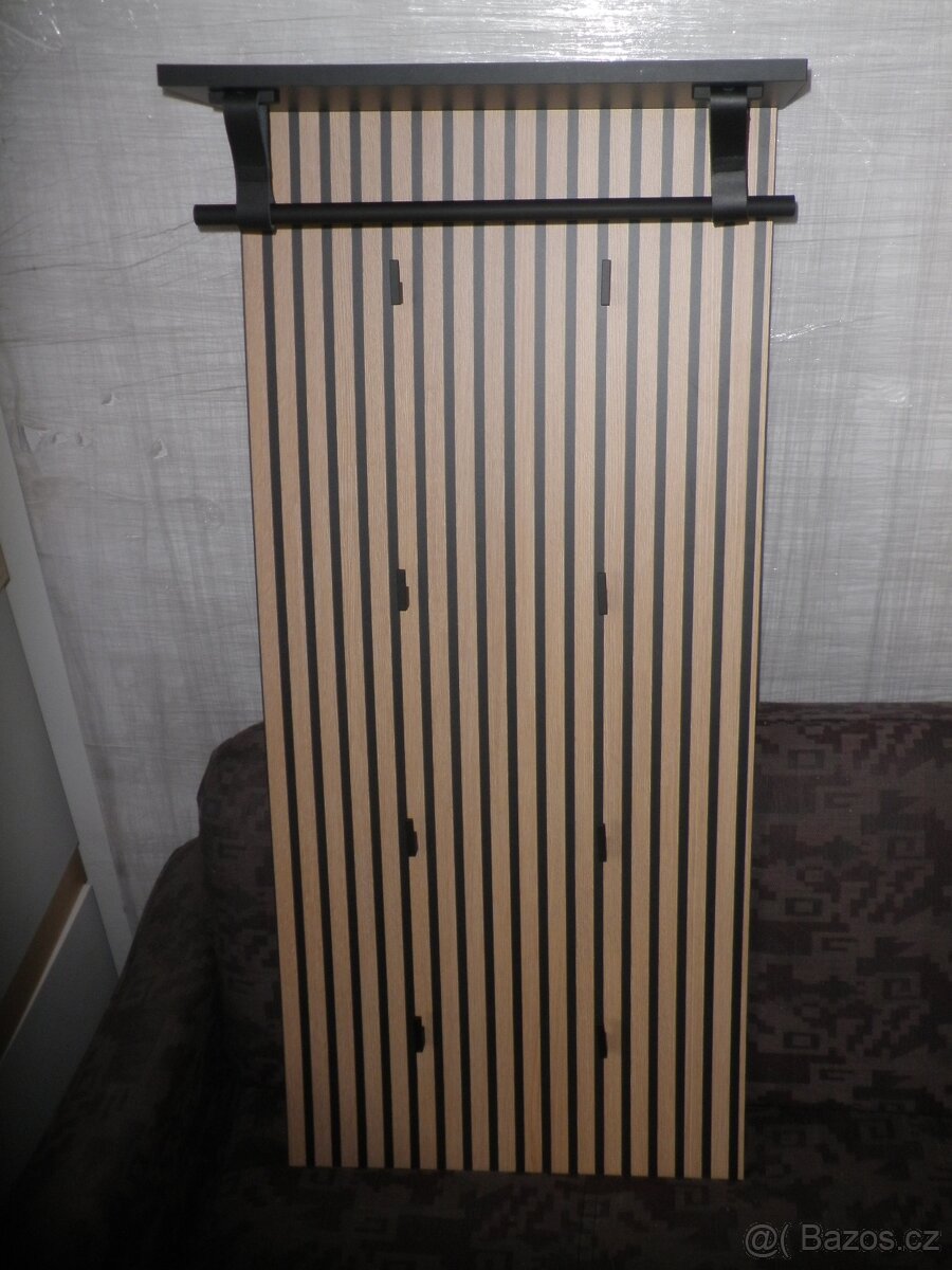 Předsíň stěna - nástěnný věšák se zrcadlem - 4