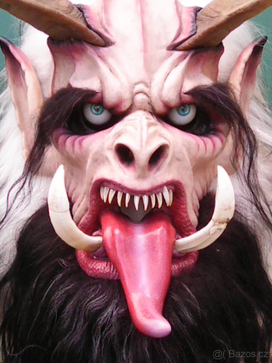 Krampus maska čerta FOUSÁČE - 4