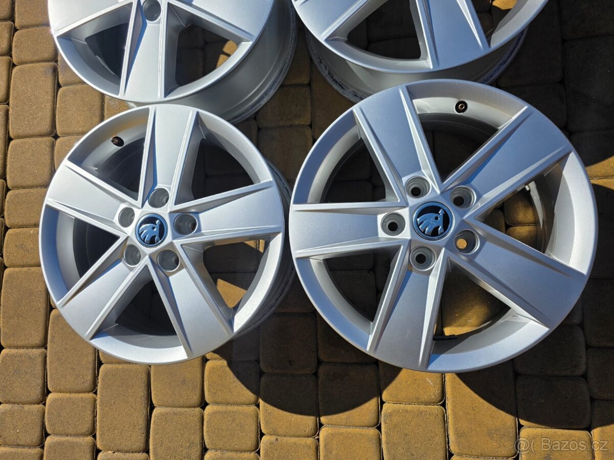 Sada alu kol 5x112 16" 6J ET48 Octavia 3 - 4