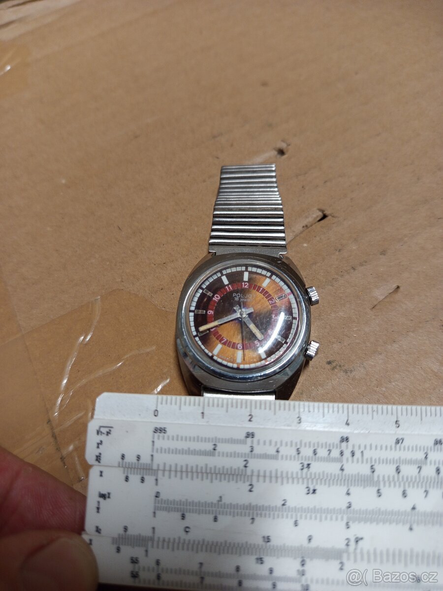 Pánské hodinky POLJOT budík . - 4