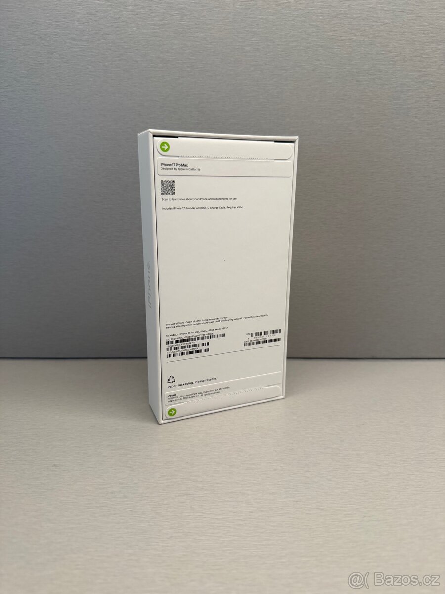 NOVÝ APPLE IPHONE 17 PRO MAX 256GB STŘÍBRNÝ - 4